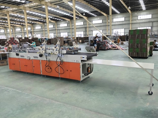 Машина 100m/min Gluer папки коробки коробки CE рифленая со свободными запасными частями