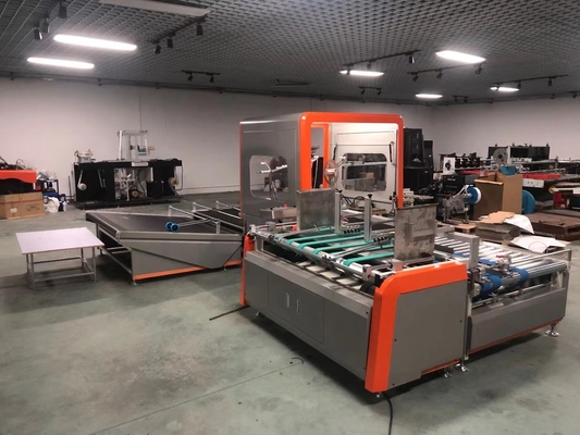питаться машины Gluer папки бумажной коробки 1300mm×1050mm автоматический