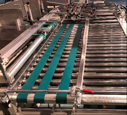 Скорость 18KW машины 100m/Min Gluer папки рифленой коробки автоматическая